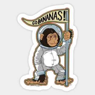 Go Bananas Sticker